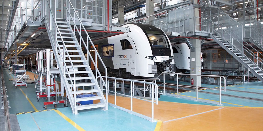 Building trains in a workshop